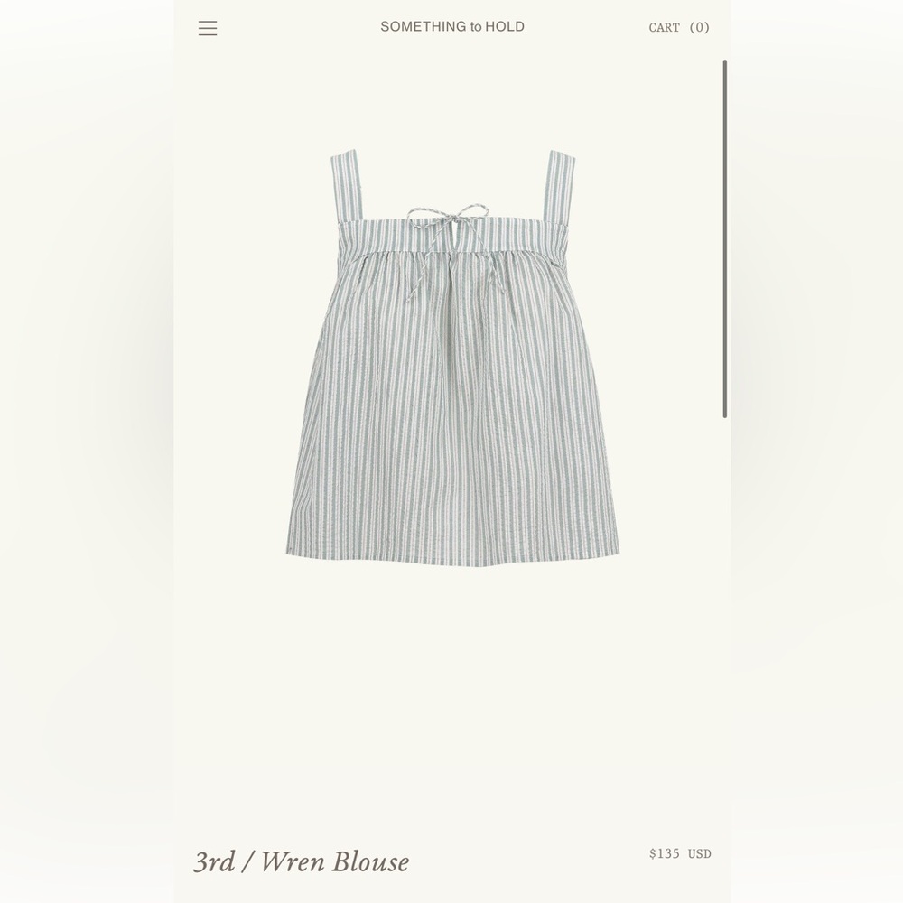 Something to Hold Wren Blouse